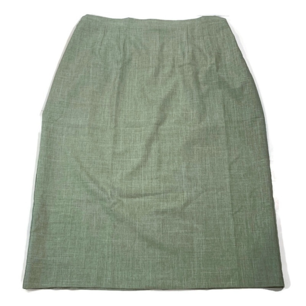 Sag Harbor Vintage 90’s Plus Size Sage Green Midi Skirt
